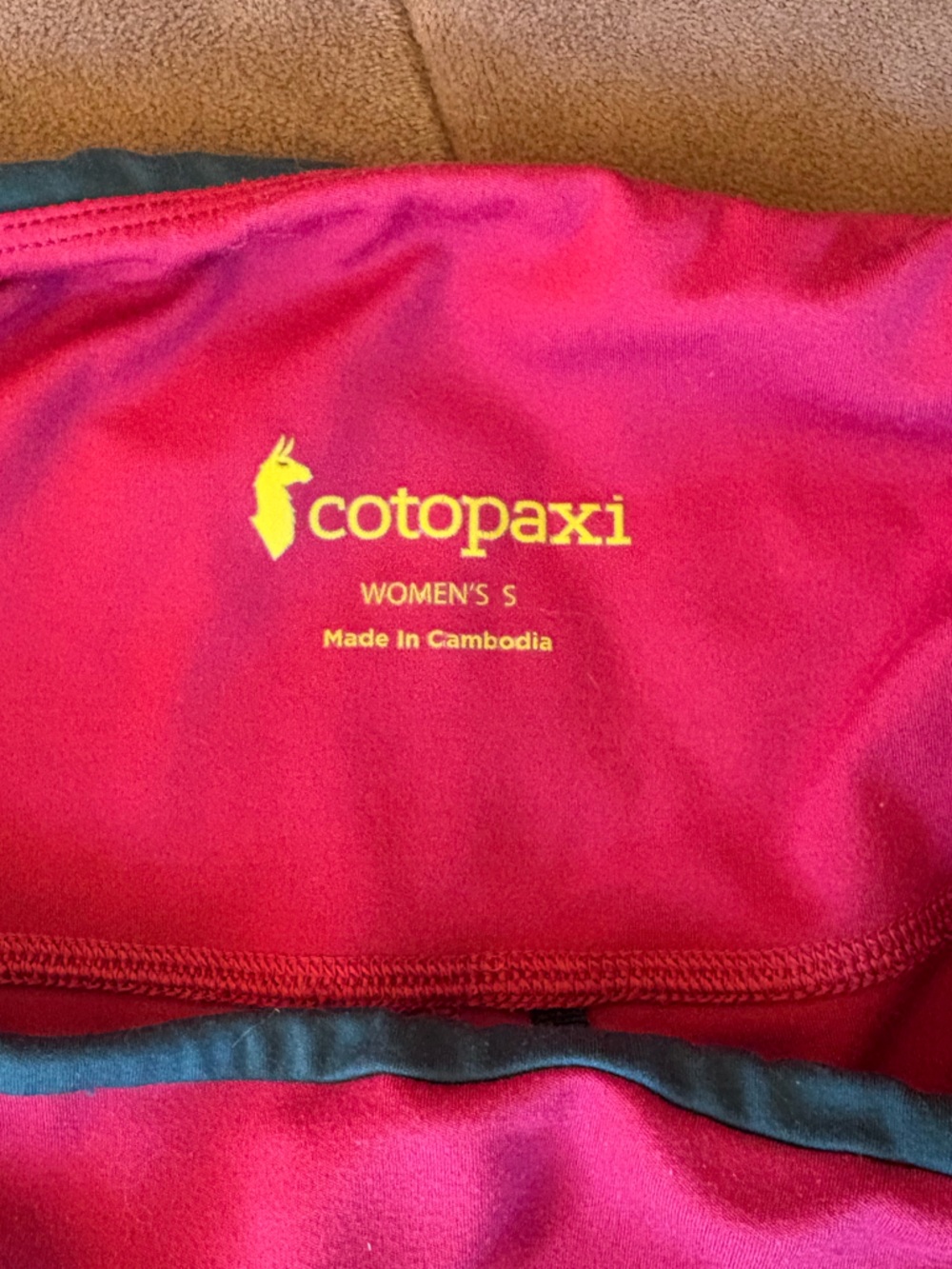 cotopaxi Women's Hot Pink Active Jacket with Yellow Logo
